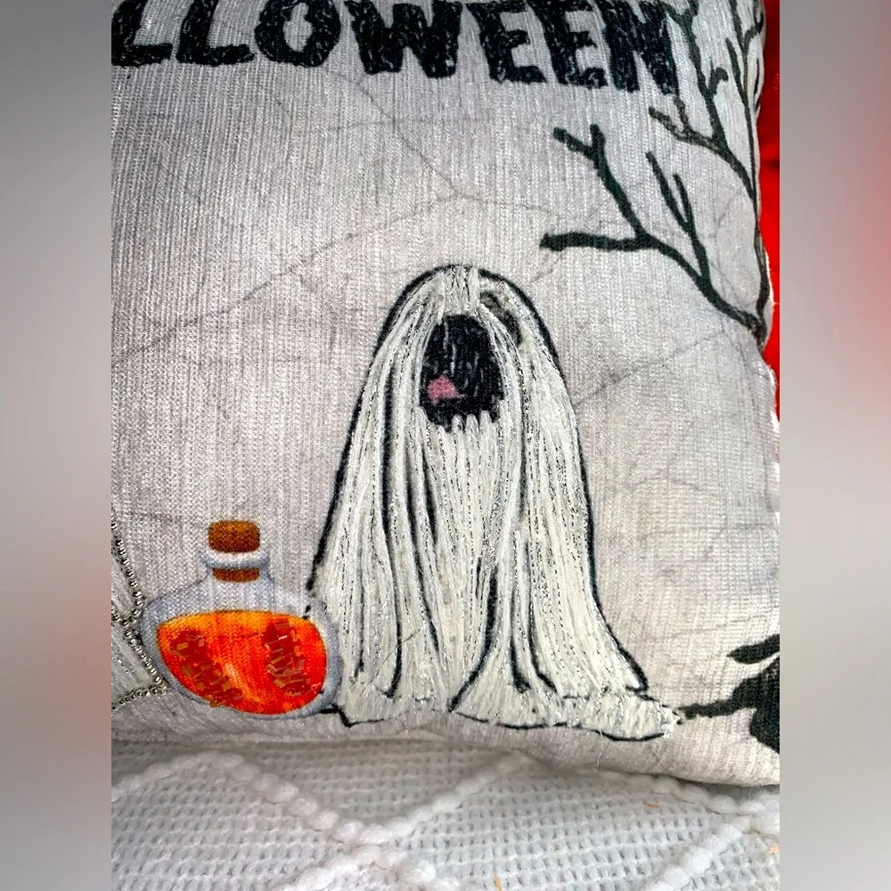 Halloween Decor Dogs in Ghost Costumes Trick or Treating Happy Halloween- NWT